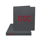 USC Trojans Charcoal 1" Arch Binder